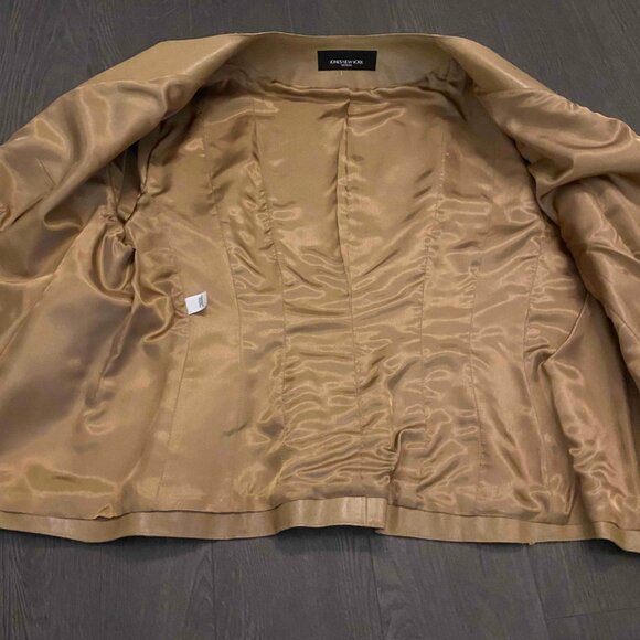 Jones New York Woman Leather Jacket size Large - Picture 3 of 15